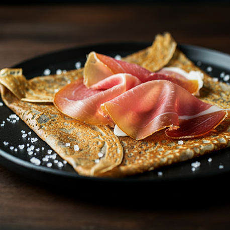 Crepe Salado con Jamón