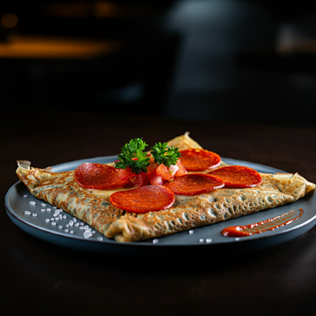 Crepe Salado con Pepperoni