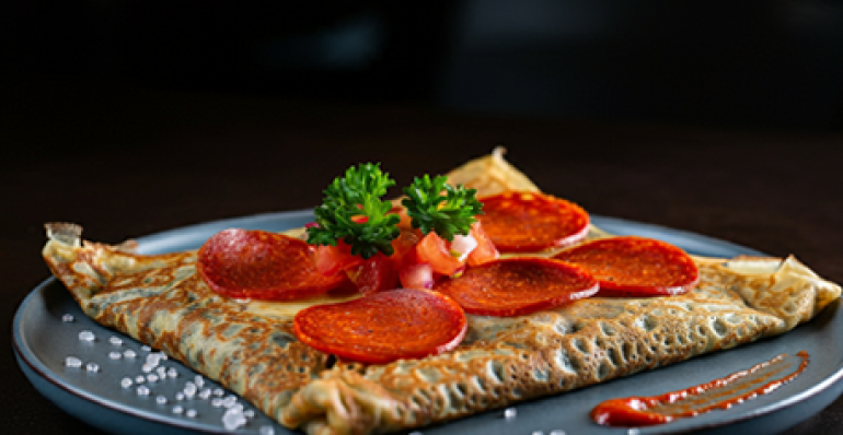 Crepe Salado con Pepperoni