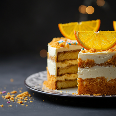 Pastel de naranja