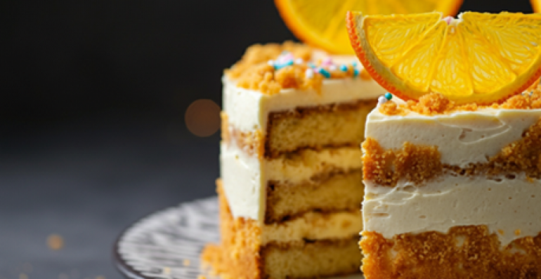 Pastel de naranja