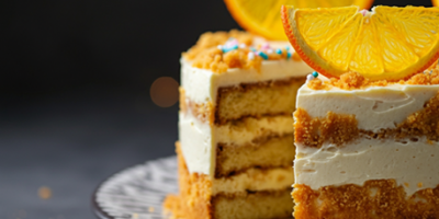 Pastel de naranja